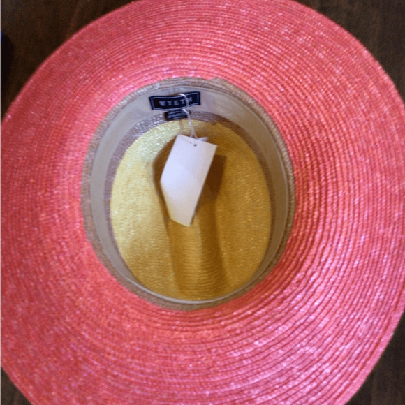 NEW! Rare Wyeth Bondi SHerbert Two-Tone Straw Sun Hat main image 4